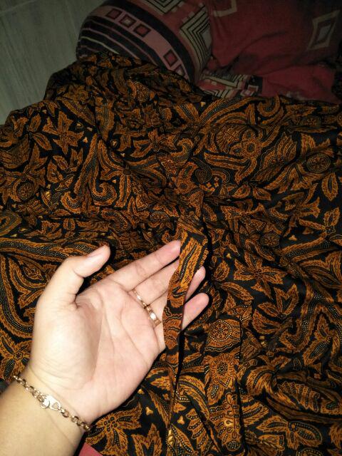 Couple Gamis Batika Long Dress Panjang Muslim Ootd Sarimbit Batik Motif Classic Elegant Java Modern