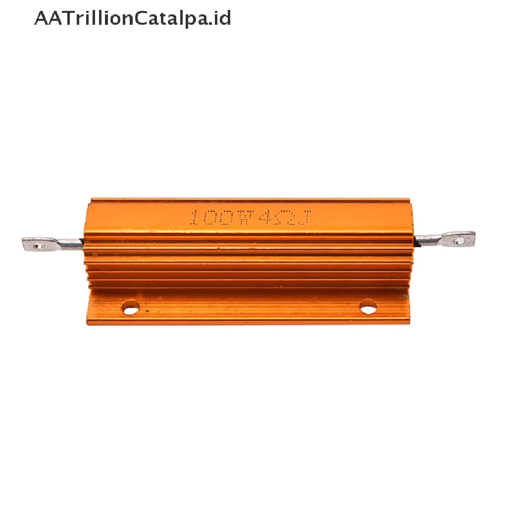 Aatrillion Catalpa  Resistor Power 1 / 2 / 4 / 8 / 10 Ohm 100W Bahan Aluminum