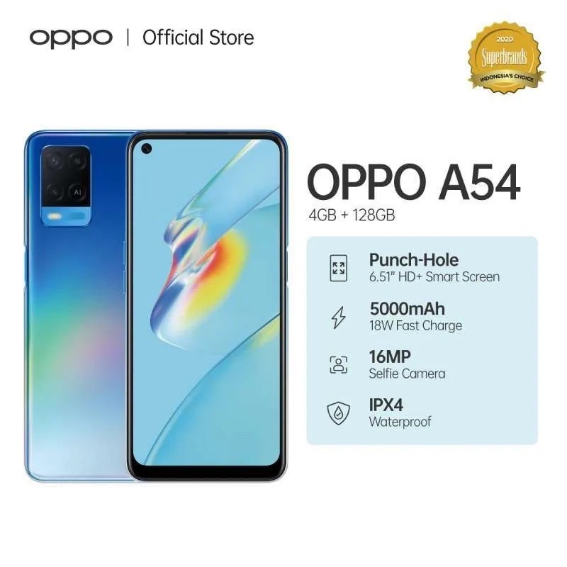 Oppo A54 Ram 4/128 & Ram 6/128 Original 100% | Shopee Indonesia