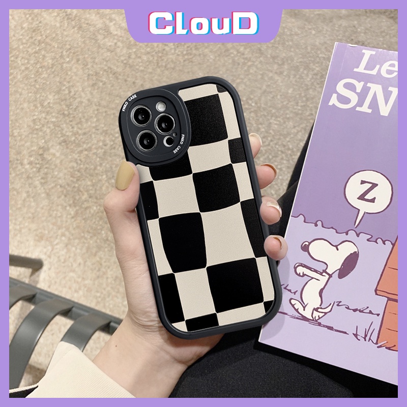 Soft Case TPU Motif Kotak-Kotak Untuk Vivo Y20 Y12 Y93 Y91 Y21 Y91C Y12i Y33S Y51A Y21S Y21A Y33T Y15s Y01 Y15 Y95 Y20i Y21S Y21S Y15 Y1 Y21S Y21S Y1Y30 Y31S Y50 Y1