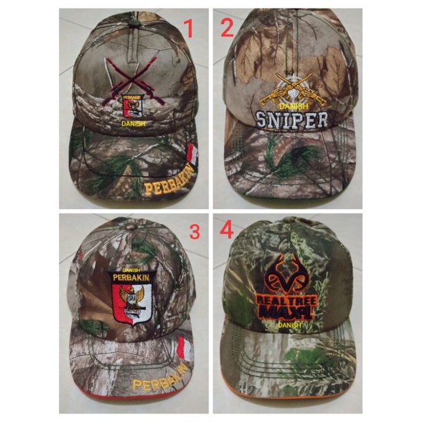 Topi camo realtree berburu perbakin