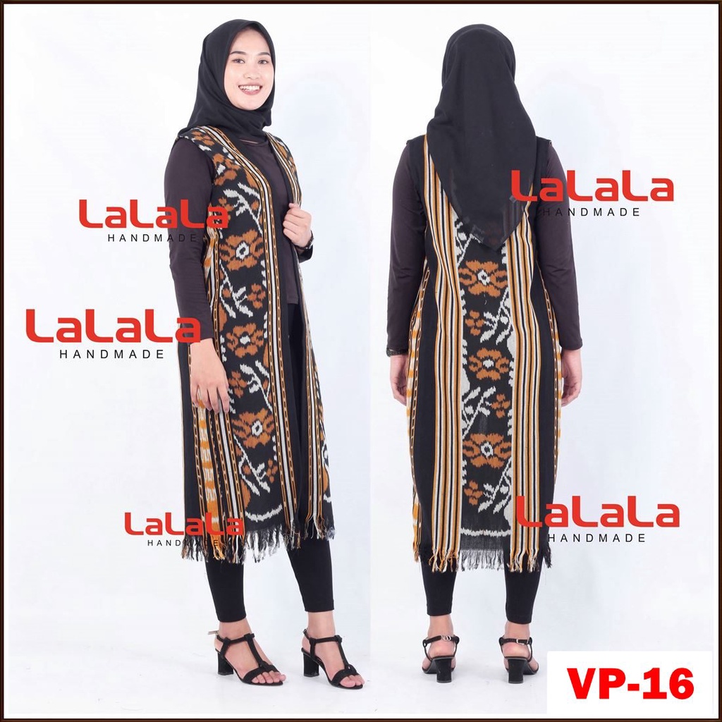 Baju Atasan Outer Cardigan Tenun Etnik Motif Toraja Papua Kalimantan Sumba Lombok Bali Best Quality