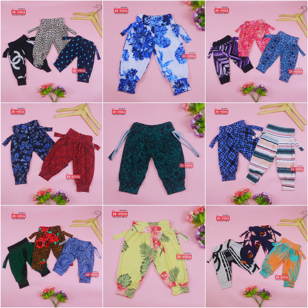 Celana Aladin Carlissa 0 -18 Bulan / Celana Bayi Anak Perempuan Panjang Motif random Long Pants