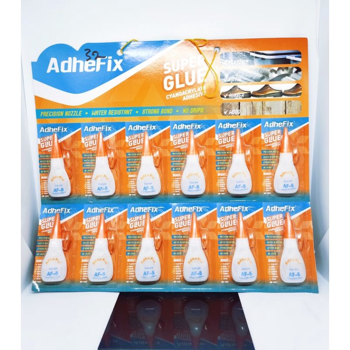 

Lem Adhefix/ lem Korea/ lem cair serbaguna/ isi 12pcs