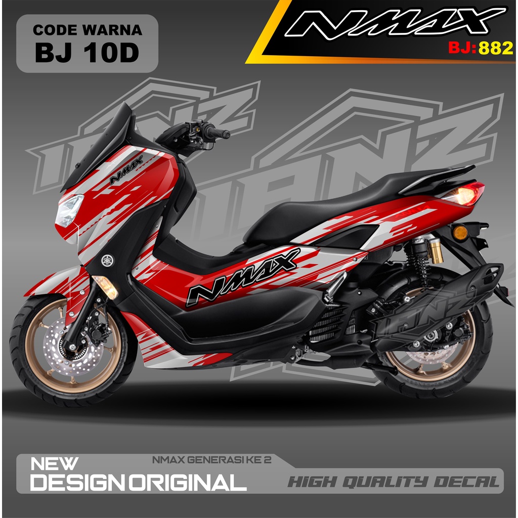 VARIASI STICKER NMAX FULL BLOK MOTOR / DECAL FULL BODY NMAX / DECAL STIKER FULL BODY NMAX / STIKER DECAL FULL NMAX TERBARU