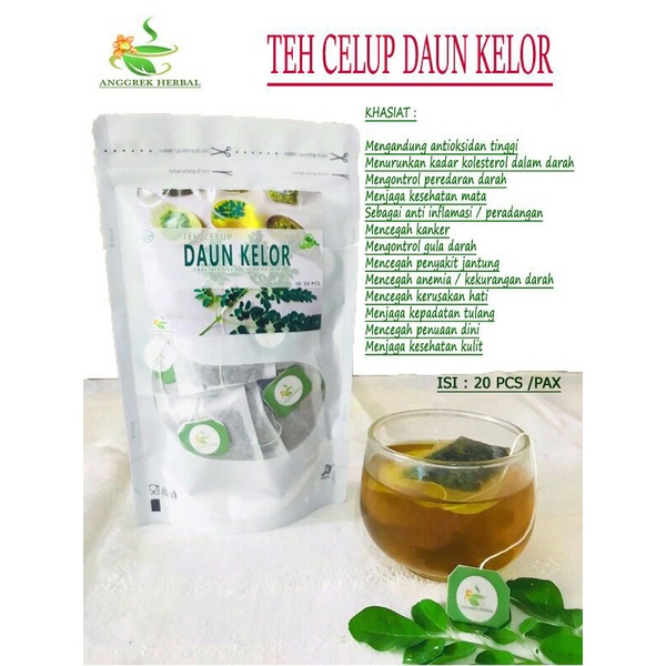 

TEH CELUP DAUN KELOR ISI 20tea bag // MUJARAB ATASI SEGALA PENYAKIT