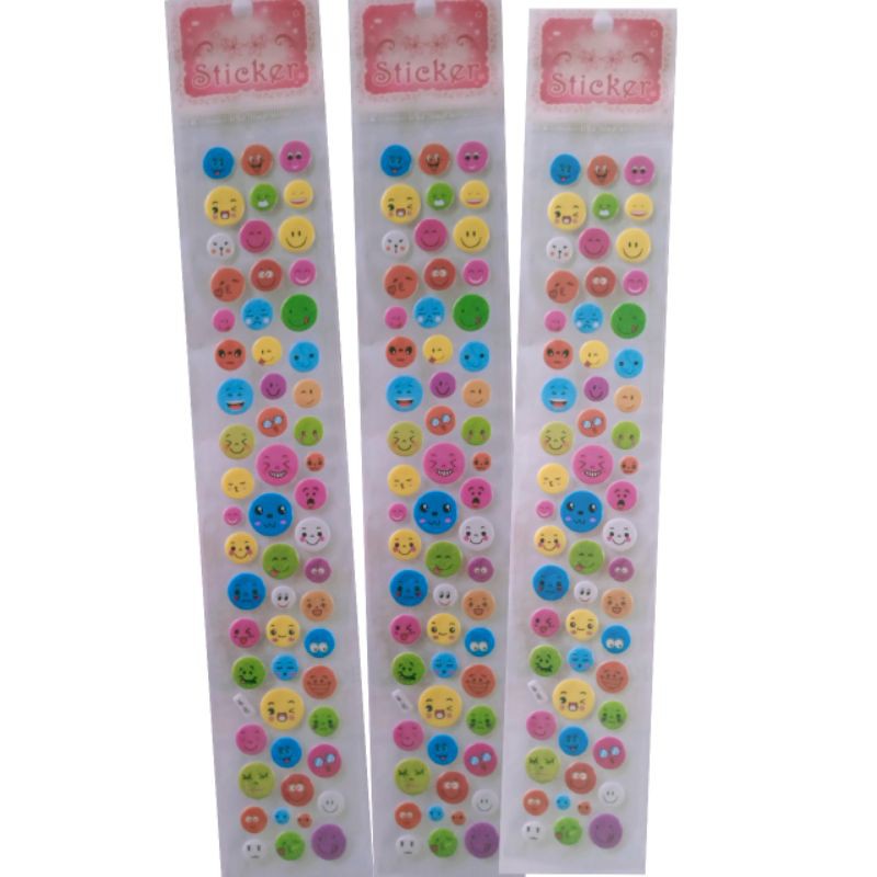 

stiker semi 3D aksesoris lucu