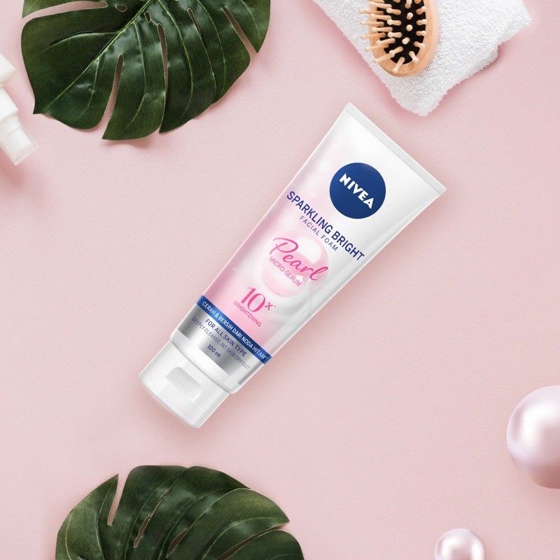 `ღ´ PHINKL `ღ´ ⓝⓘⓥⓔⓐ Nivea Facial Foam Sparkling pembersih wajah face wash sabun cuci muka mencerahkan memutihkan