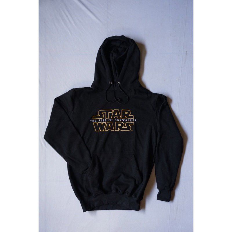 Hoodie Jaket Pria Wanita HnM H&amp;M Starwars Hitam Black Full Tag