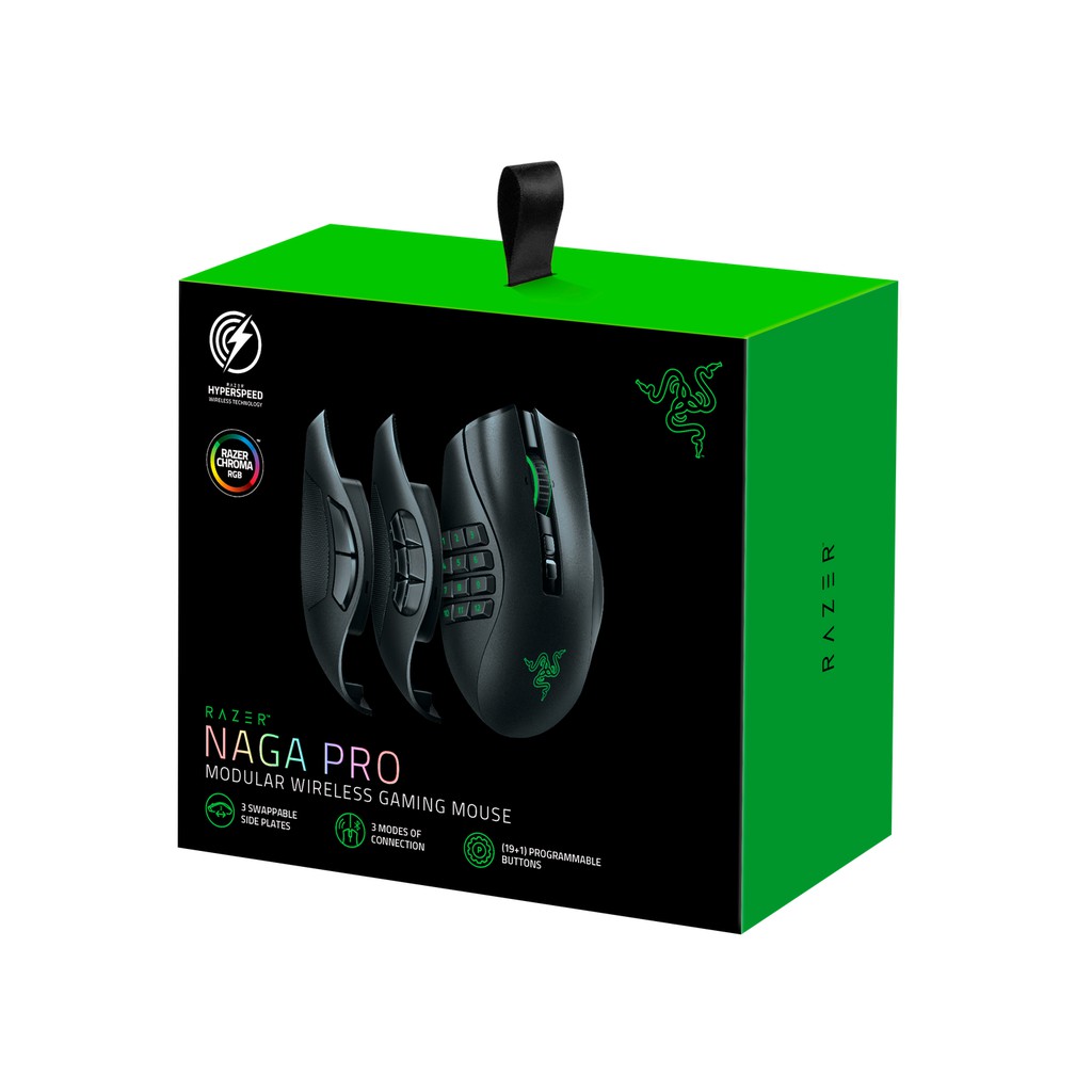 Razer Naga Pro Modular Wireless Gaming Mouse