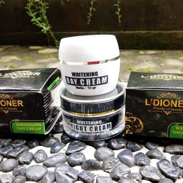 L'DIONER DAY & NIGHT CREAM 1 PAKET RP. 200 RB GLOWINGKAN WAJAH KAMU, HARGA YANG TERTERA HARGA SATUAN