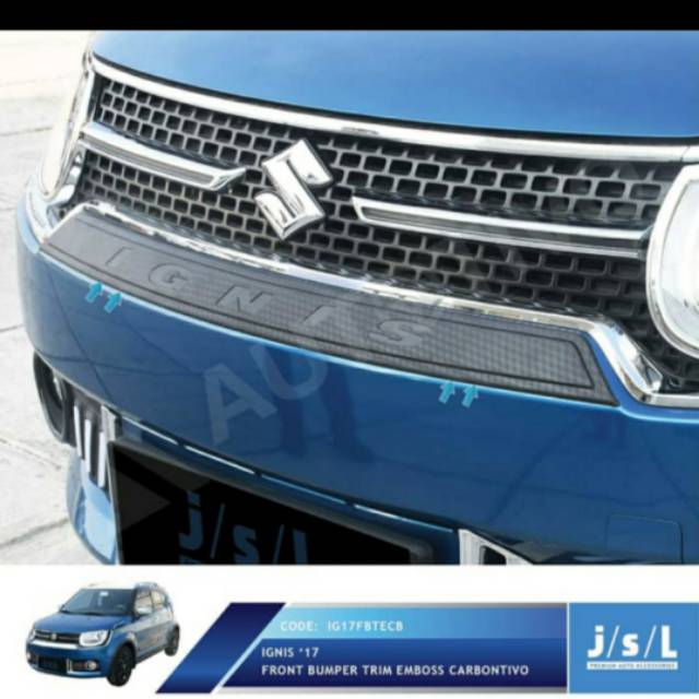 List bumper depan mobil ignis carbontivo jsl