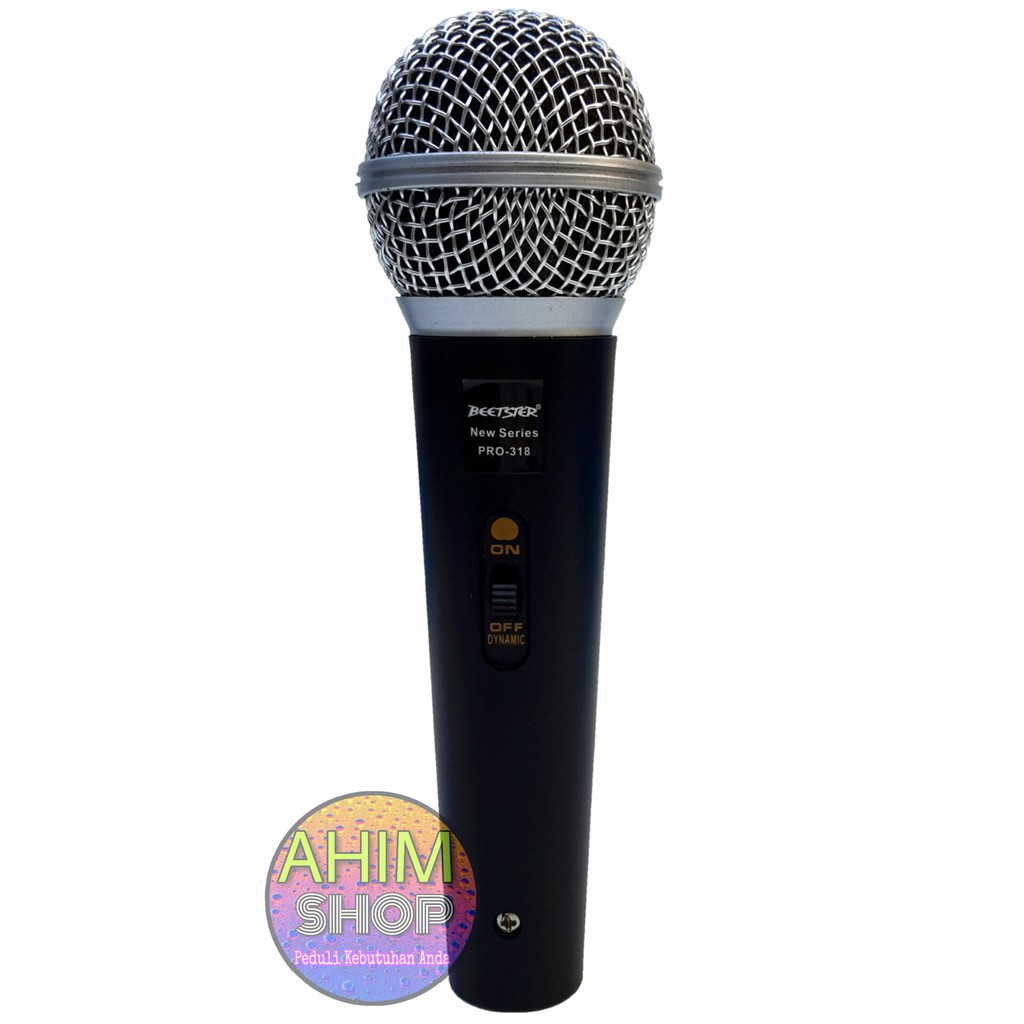Beetster® New Series PRO-318 Dynamic Microphone Mic Kabel 403cm + Switch ON/OFF Beetster-4