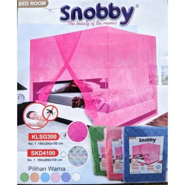 ( 180X200X150) KELAMBU ANTI NYAMUK SNOBBY/KELAMBU SNOBBY DEWASA/KOJONG BESAR