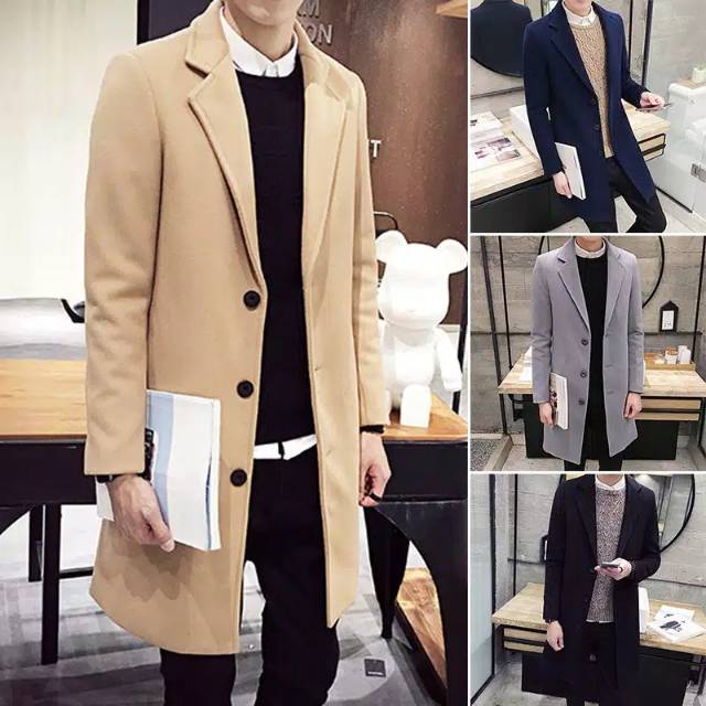 wool trench coat men