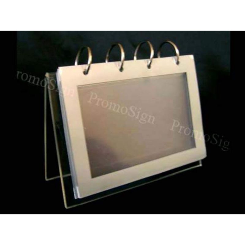 Acrylic Tempat Menu Lembaran / Acrylic Frame Album / Acrylic Lembaran isi 6