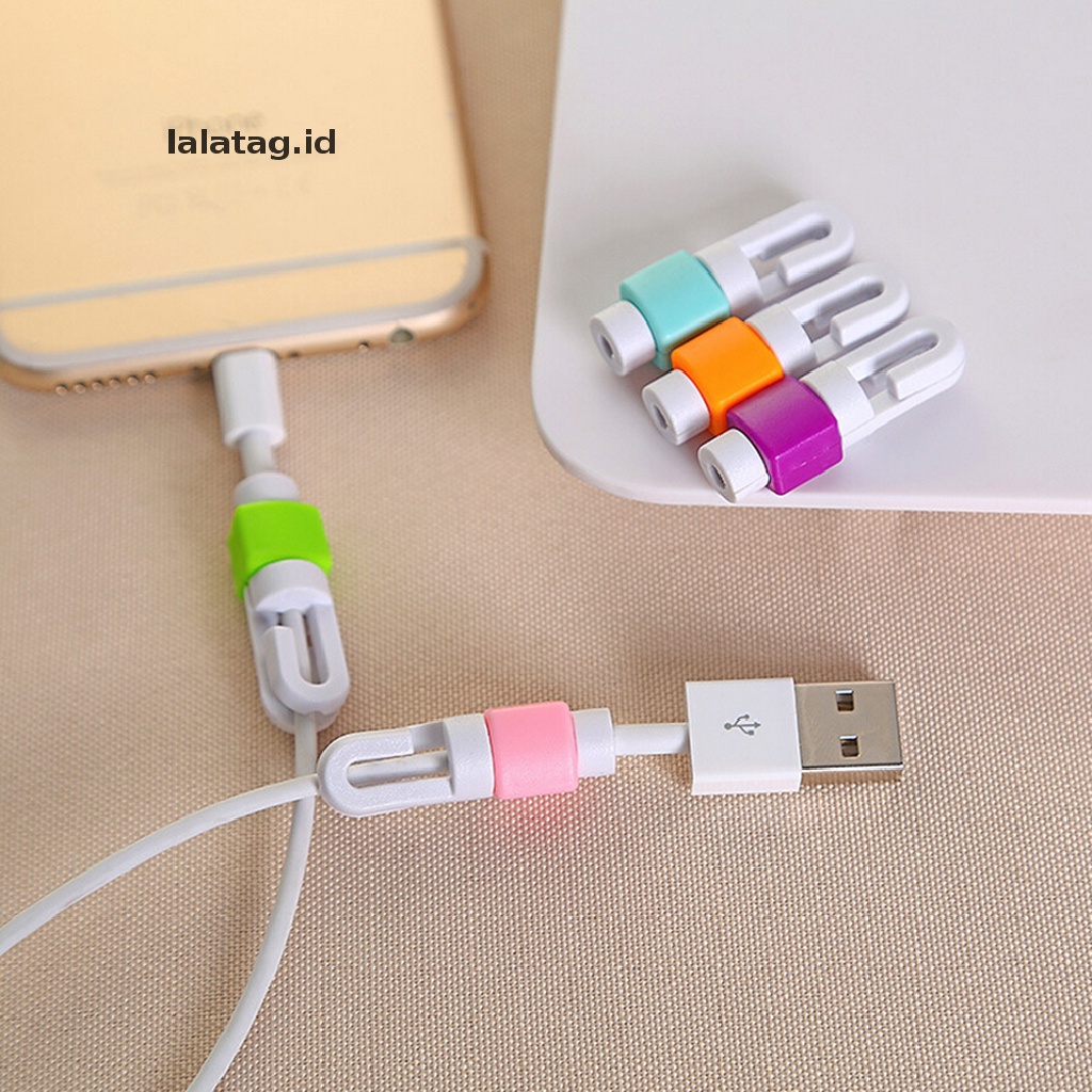 (Flyag) 2pcs Pelindung Kabel Data / Charger / Earphone Anti Putus