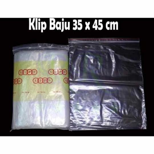 ISI 100 LEMBAR PLASTIK KLIP 35 X 45 CM