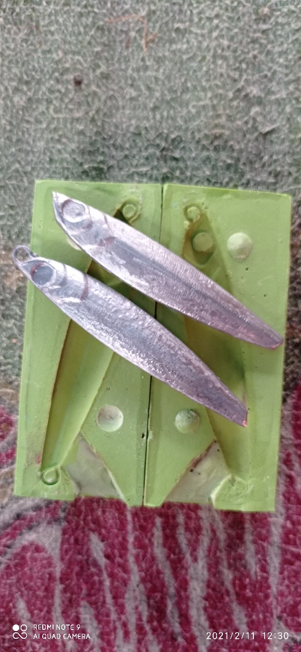 Cetakan Metal Jig Jigpara 60 Gram