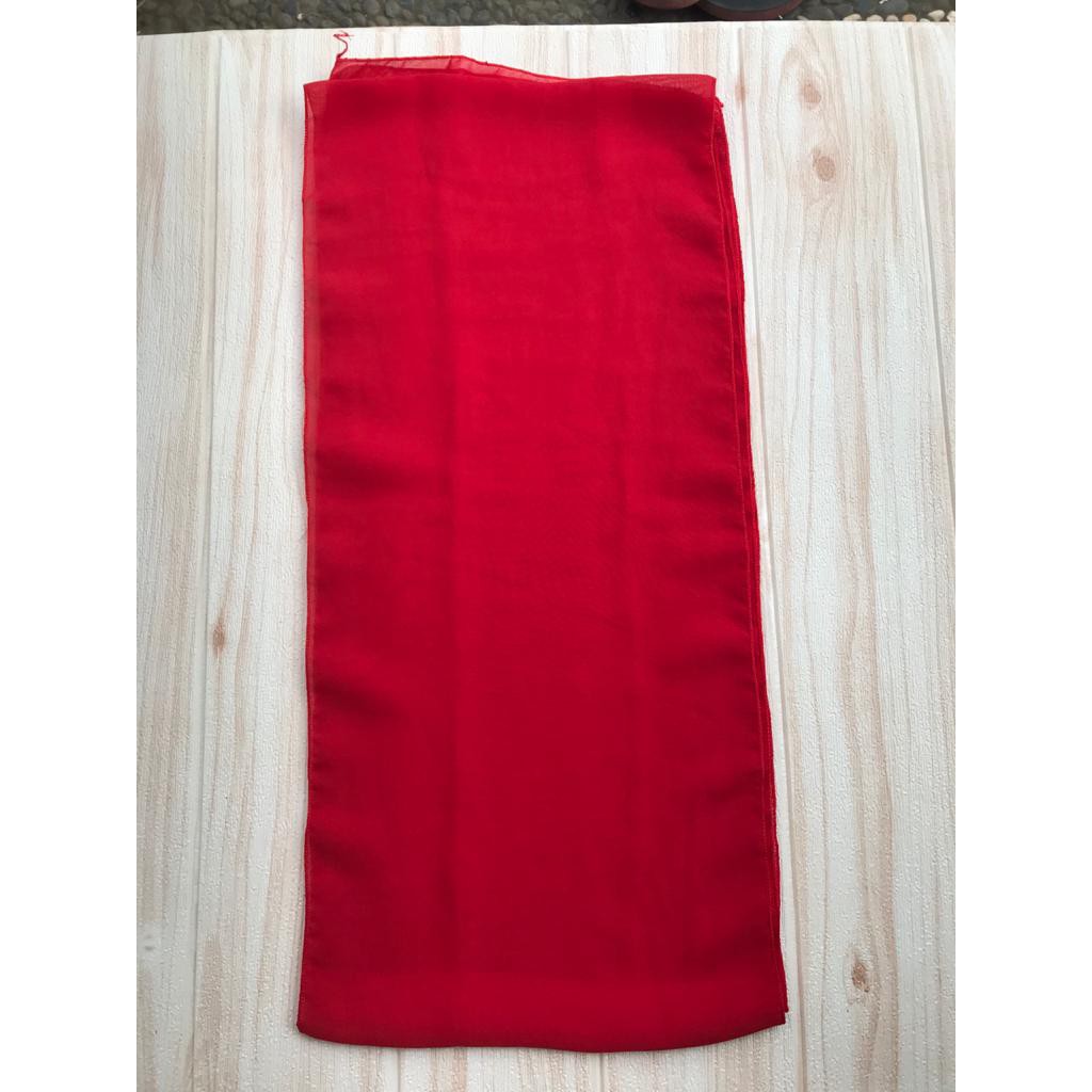 Selendang Sifon/ Sampur Bali-MAROON