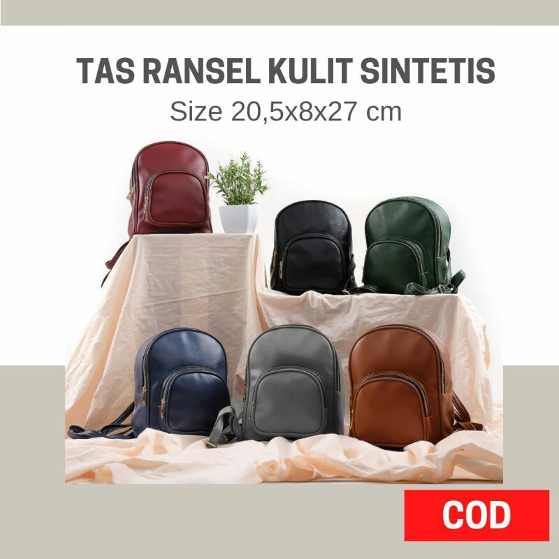 Tas Ransel Wanita Tas Slempang Cewek Polos Fashion Slingbag Wanita Fashion Terbaru Dan Kekinian