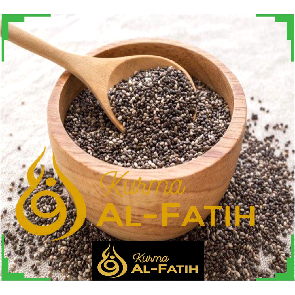 Black CHIA SEED Organic Mexico  / Seeds Premium Original Untuk Diet Healthy lifesyle