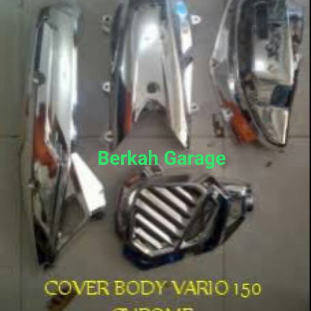 Variasi Cover Crom Vario 125 - 150  Tutup Knalpot Tutup Radiator Pelindung Cvt 1 Paket