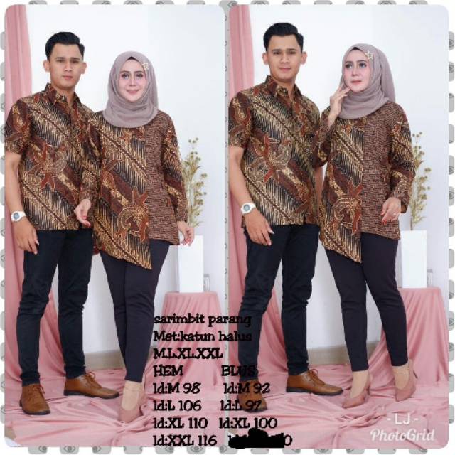 COUPLE ATASAN BATIK ,  BLUS BATIK BATIK V