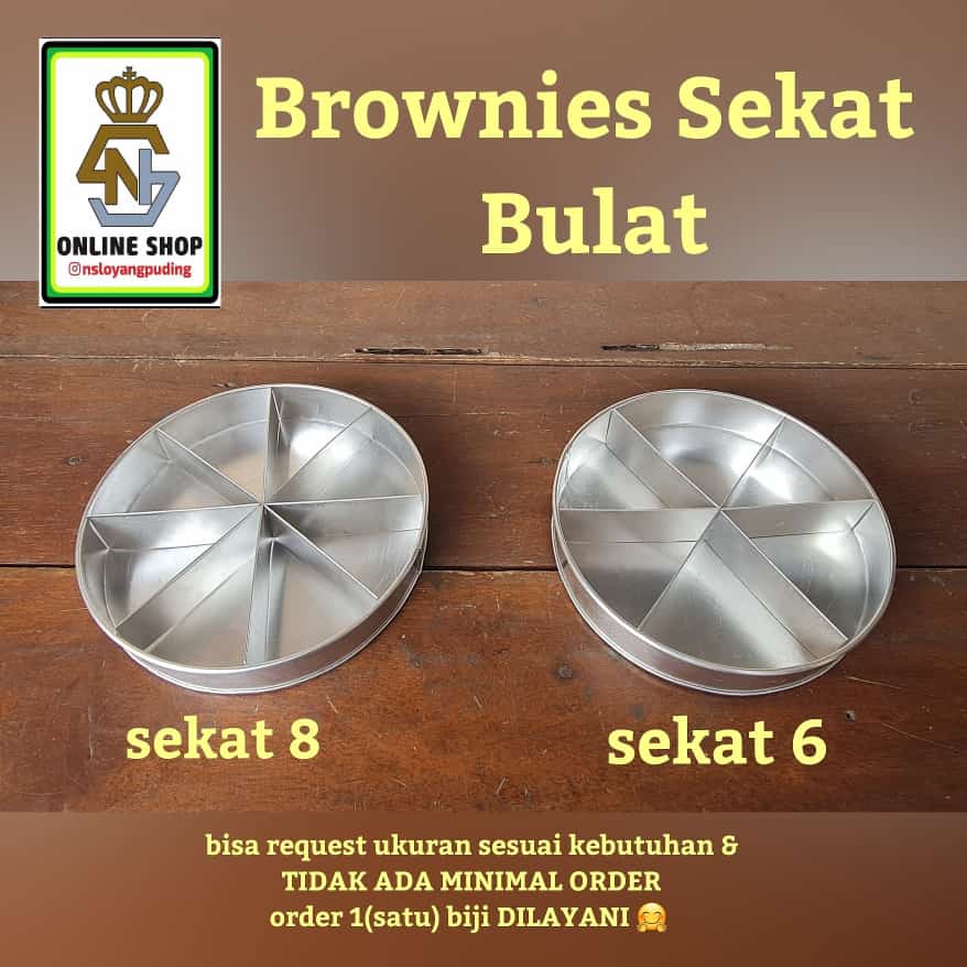 Brownies Sekat Bulat Sekat 6