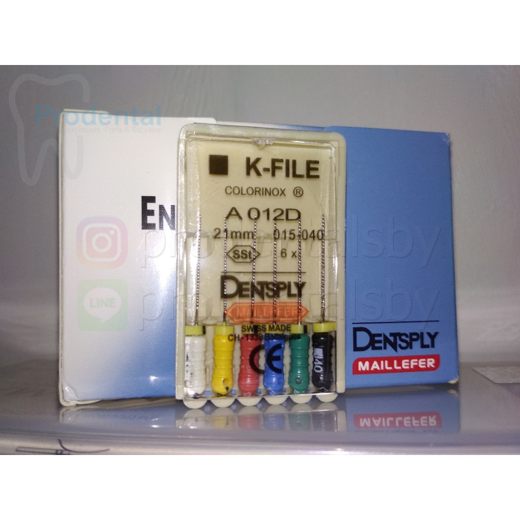 Dental kfile 21mm 15-40 / dental kfiles / kfile dentsply