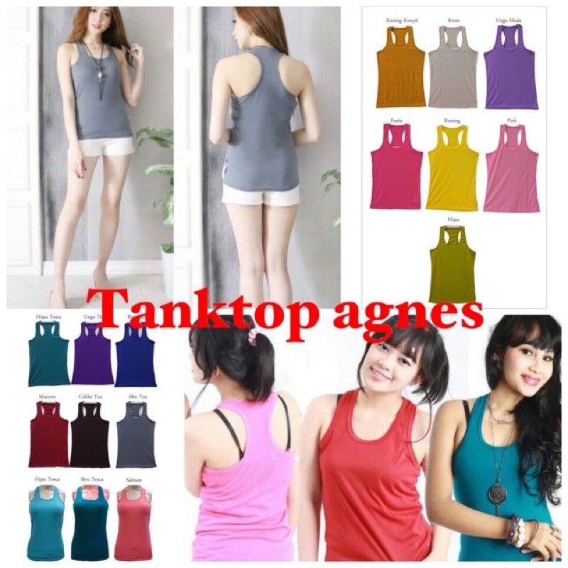 TANGTOP AGNES-tank top agnes wanita