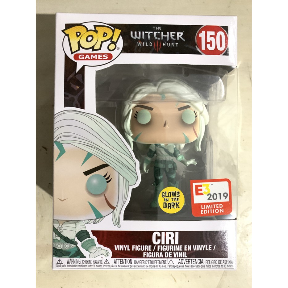 Funko POP Games: The Witcher 3 "Wild Hunt" - Ciri Magic (Glow in the Dark)