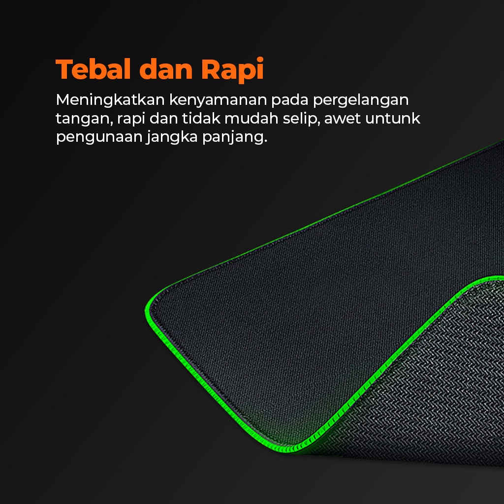 Mousepad LED Gaming RGB Ukuran Besar