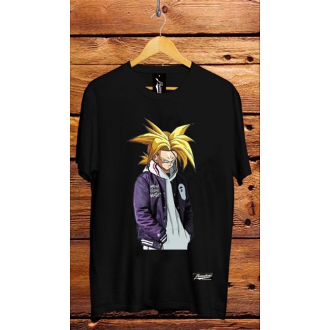 Kaos motif dragon ball son goku fanart distro