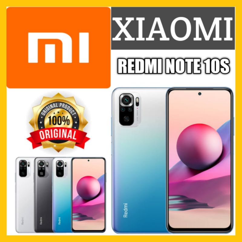 TERLARIS!! REDMI NOTE 10S RAM 6/64 &amp; 8/128 GARANSI RESMI TAM☑️