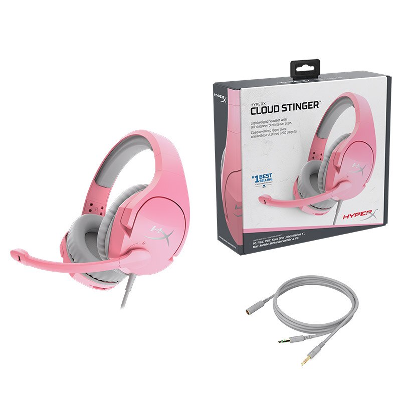 HyperX Cloud Stinger - Gaming Headset (Pink)