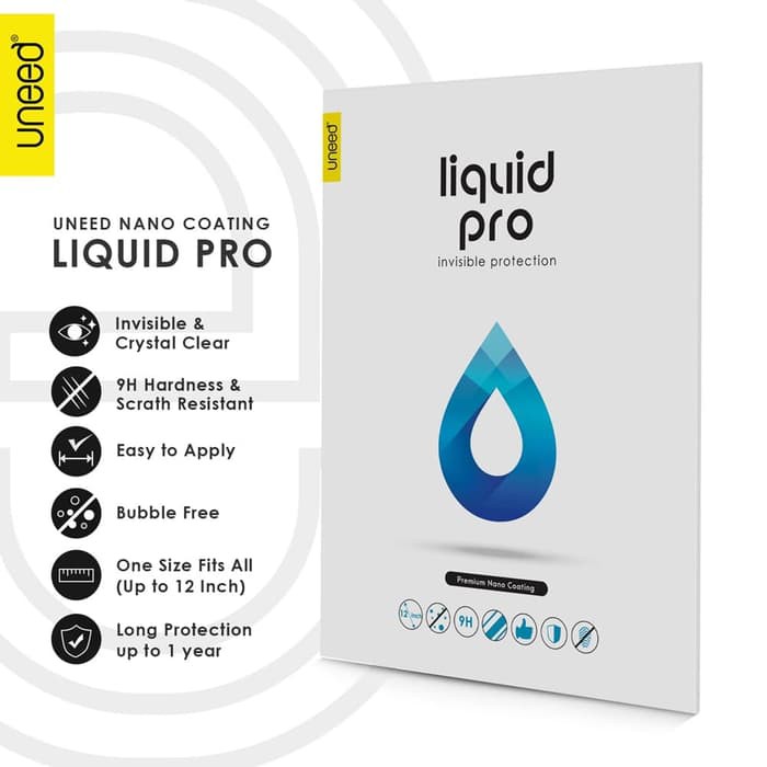 Cairan layar headphone UNEED Liquid Pro Invisible Screen Protector for Gadget up to 12inch