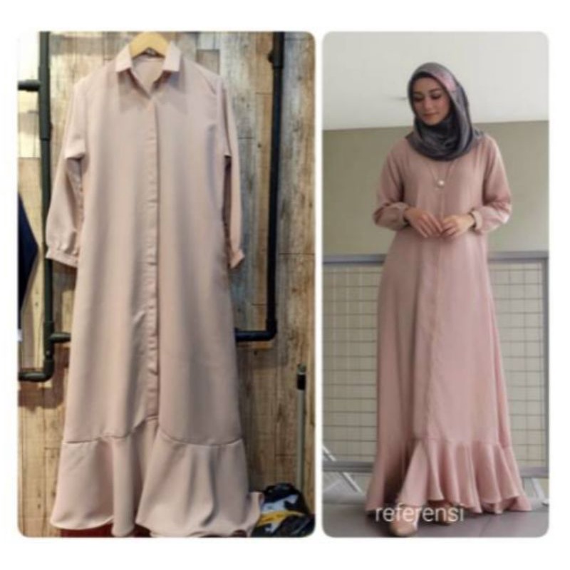 Gamis moscrepe by GALLERY28 (abaya busui Friendly /menyusui