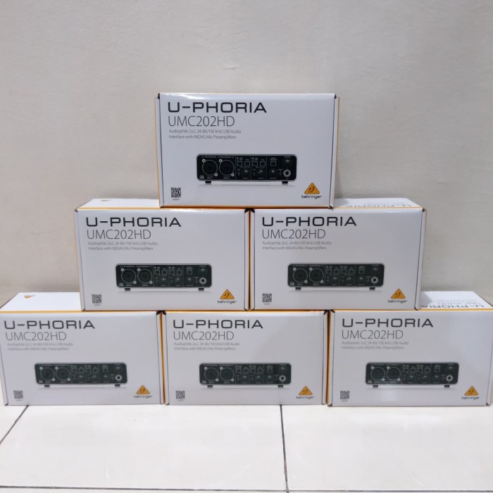 {suhadistore} Soundcard Behringer Umc 202hd  Umc202HD  Umc 202 HD Limited