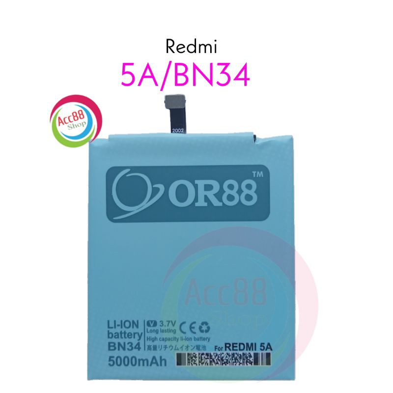 Baterai Batre Battery Double Power Xiaomi Redmi 5A BN34 OR88/ Oriens88