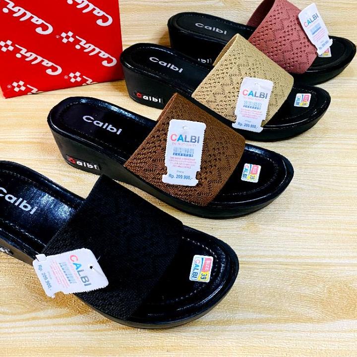 Big Sale.. SANDAL WANITA WEDGES MODEL CALBI SANDAL WEDGES TERLARIS