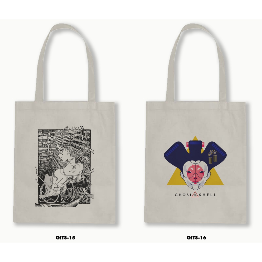TOTE BAG BLACU - GHOST IN THE SHELL