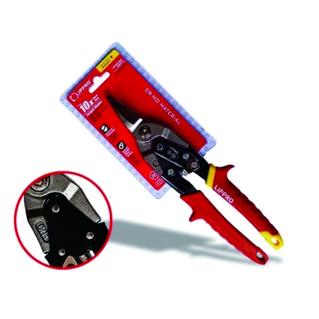 

GUNTING SENG LIPRO MERAH 10" KIRI
