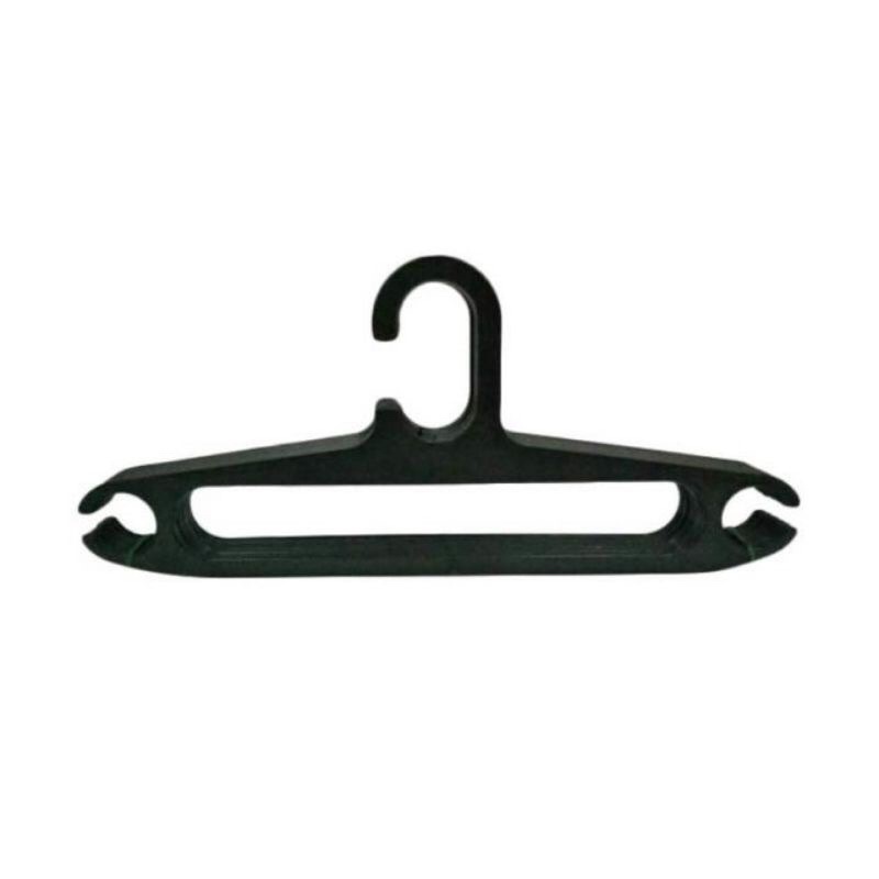 Hanger Baju 17" Bahan TEBAL Hanger Plastik Baju Gantungan Baju Hanger Baju Dewasa