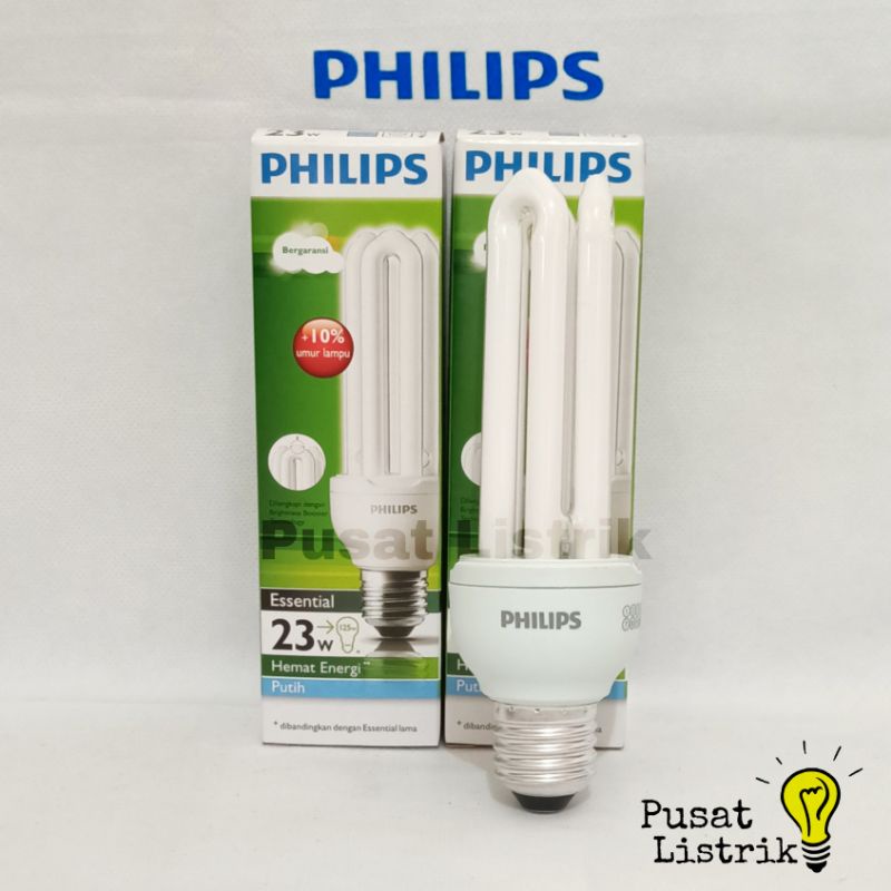 Lampu PLC 23watt Philips Lampu Essential 23w Putih