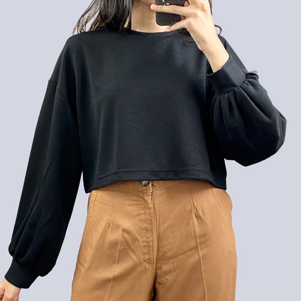 GFS SAHIRA OVERSIZE BABYTERRY BLOUSE