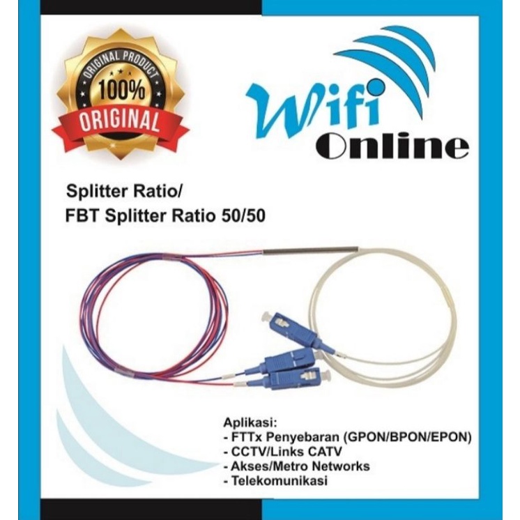 Splitter ratio/fbt Splitter ratio 50/50