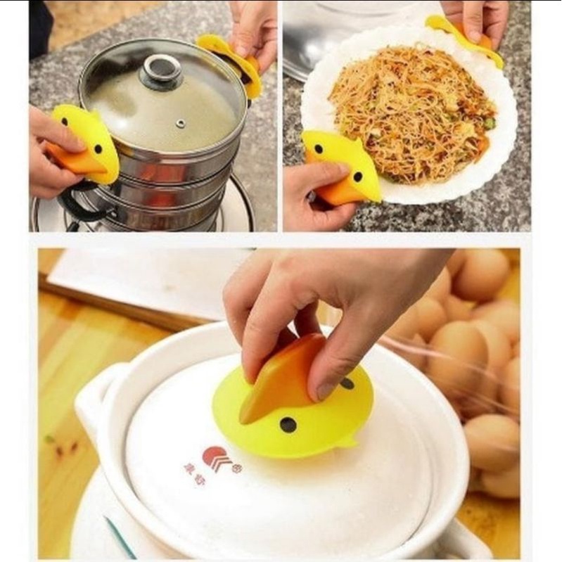 Pegangan Panci Bebek Silicon/Pegangan Panci Silicon