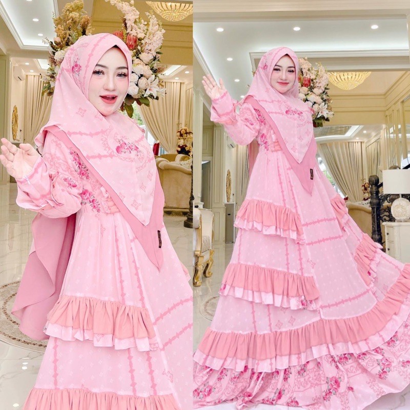 SET SYAR’I MEWAH BY SHELLASAUKIA ORIGINAL