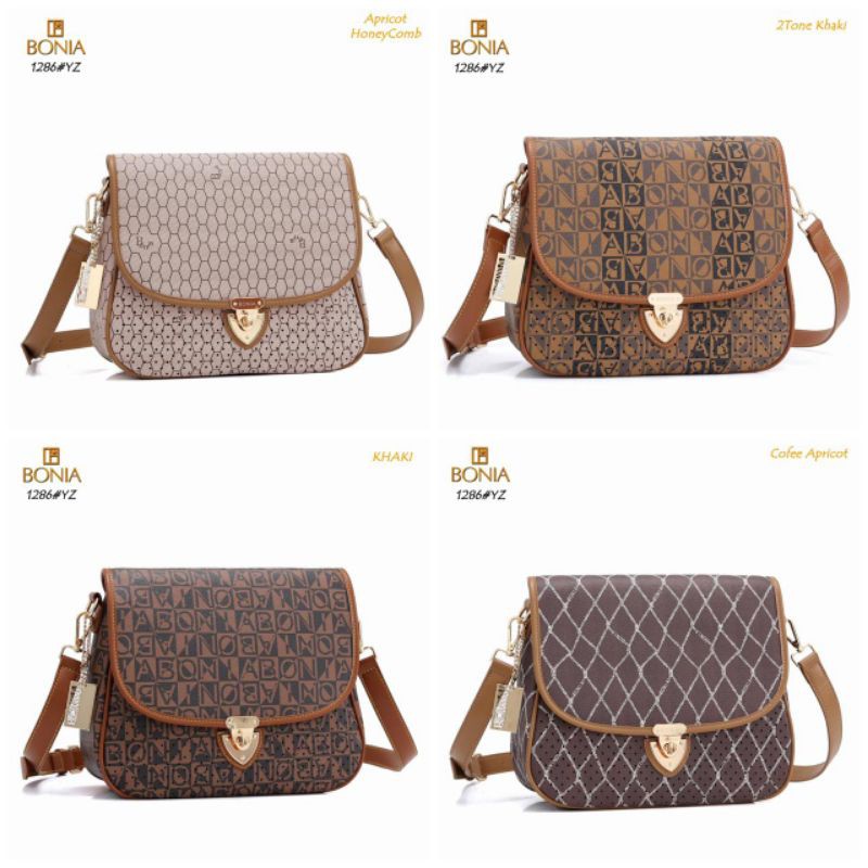 New Arrival BONIA Shoulder Bag 1286#YZ 1286 Tas Slempang Bonia Tas batam selempang
